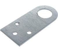 Проушина прямая 90х40мм цинк Сибртех