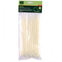 Хомуты пластиковые 200х3,6мм белые 100шт Сибртех