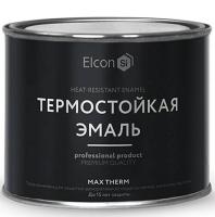 Эмаль термостойкая Elcon Max Therm Серебристая 700С 0,4 кг