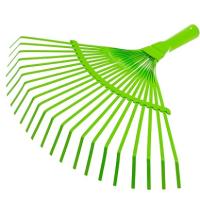 Грабли веерные стальные, 620 мм, 27 плоских зубьев, эмалированные, без черенка Palisad