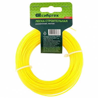Леска строительная, 100м, D 1мм Сибртех Леска строительная, 100м, D 1мм Сибртех