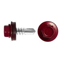 Саморез кровельный 5,5х19 RAL3005  уп 250шт