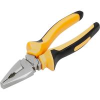 Плоскогубцы 180мм никелированные, двухкомпонентные ручки 73х6х3х7