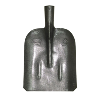 Лопата совковая, 235х285 мм, ребра жесткости, без черенка, Россия// Сибртех 61471