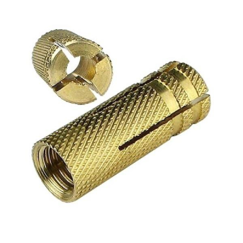 Анкер латунный забивной (цанга) М10