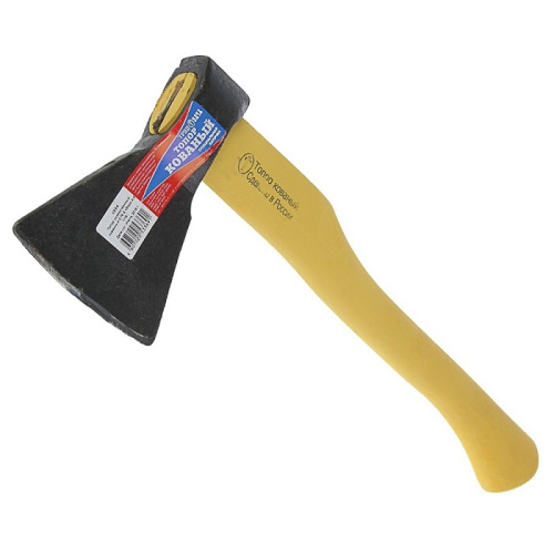 Топор 800гр в сборе кованый деревянное топорище 400мм г.Вача