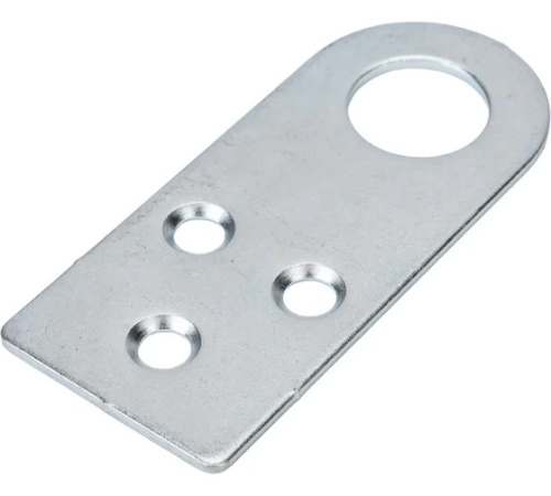 Проушина прямая 75х40мм цинк Сибртех