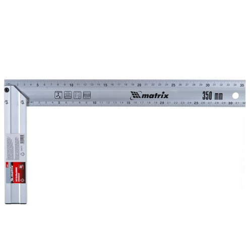 Угольник алюминиевый 350мм литой Matrix 32473