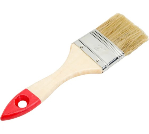 Кисть флейцевая 50мм толщ.11, нат. щетина лак. ручка 81265012