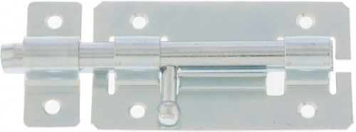 Задвижка дверная с фиксацией ЗТ-1 (Ц.Д.), цинк, без площадки
