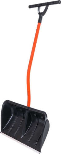 Движок-лопата (скрепер) пласт. 690х385 с энергономичным черенком Т-ручкой РАТНИК