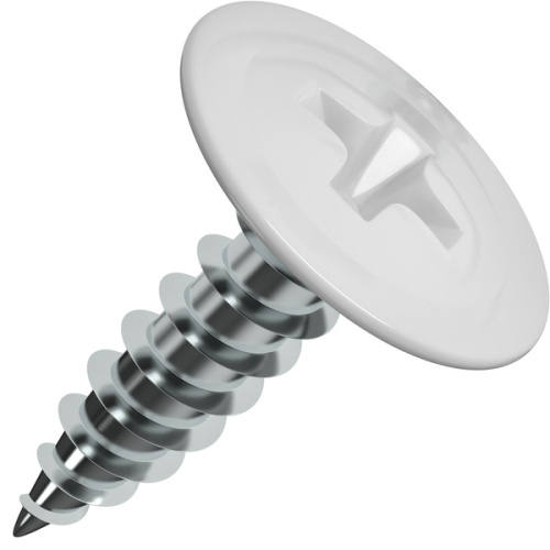 Саморез 4,2х16 с прессшайбой острый RAL9003 1000шт