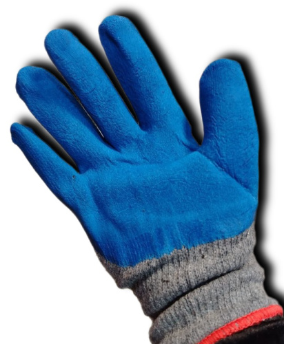 Перчатки акриловые с пп покр. утепленные