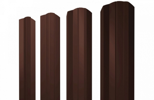 Металлоштакетник ТР-К  8,9см*1,25м RAL 8017 шоколадно-коричневый